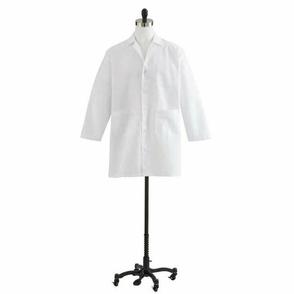 Medline Staff Length Lab Coat, White, Size 50 MDT12WHT50E